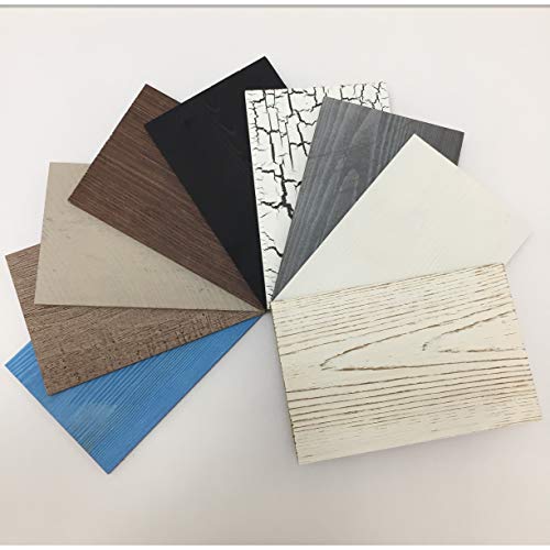 WoodyWalls. Set of Nine Samples. Wood Wall Paneling