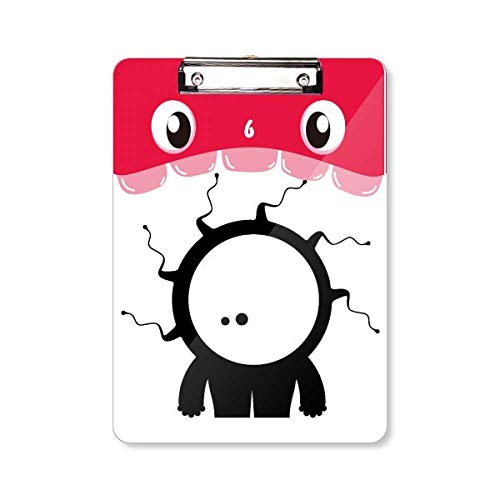 Porte-bloc A4 Alien Cyclops avec pince métallique rigide