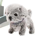 Perro Cachorro Robótico Realista, Juguete Interactivo Para Caminar Y Ladrar...