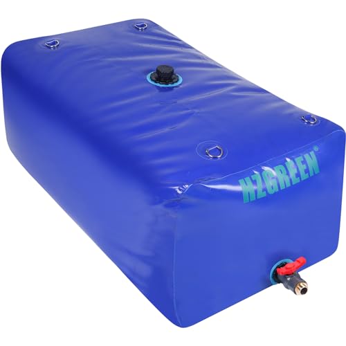 HZGREEN Water Bladder 240L/63G Water Tank Storage Container Foldable Portable Large Capacity Soft Bag Suitable for Outdoor Easy to Carry Out