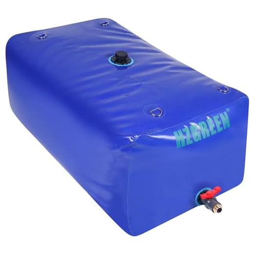 HZGREEN Water Bladder 400L/100G Water Tank Storage Container Foldable Portable Large Capacity Soft Water Bag Suitable for Outdoor Easy to Carry Out