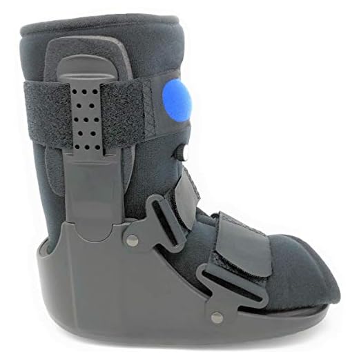 Superior Braces (Size Medium) Low Top, Low Profile Air Pump CAM Medical Orthopedic Walker Boot for Ankle and Foot Injuries, Male Shoe Size 7 1/2 - 10, Female Shoe Size 8 1/2 - 11 1/2