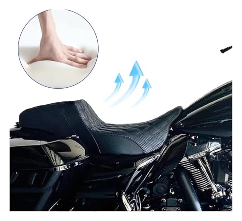 Asiento pasajero trasero con cojines ergonómicos para Electra Street Glide 5