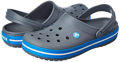 Image of crocs Unisex Adult Charcoal /Ocean Crocband Clog 11016-07W-M9W11