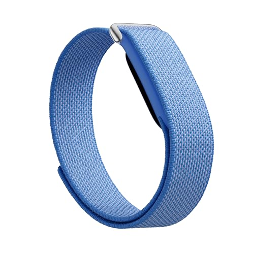 Bracelet performance à scratch Google Fitbit Air – Taille unique, réglable au millimètre – Adapté au sport – Compatible uniquement avec le Fitbit Air – Lavande