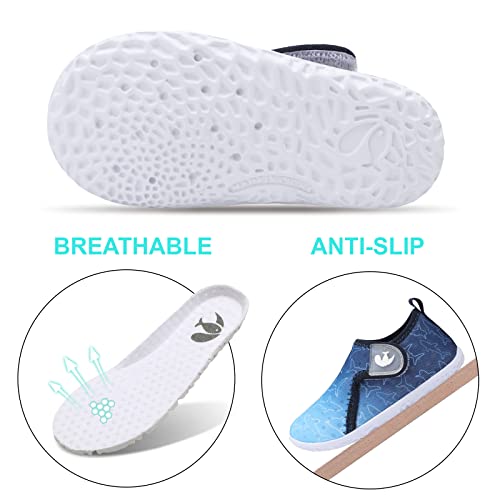 Image of FEETCITY Boys Girls Water Shoes Kids Aqua Socks Quick Dry Barefoot for Beach Swimming Pool