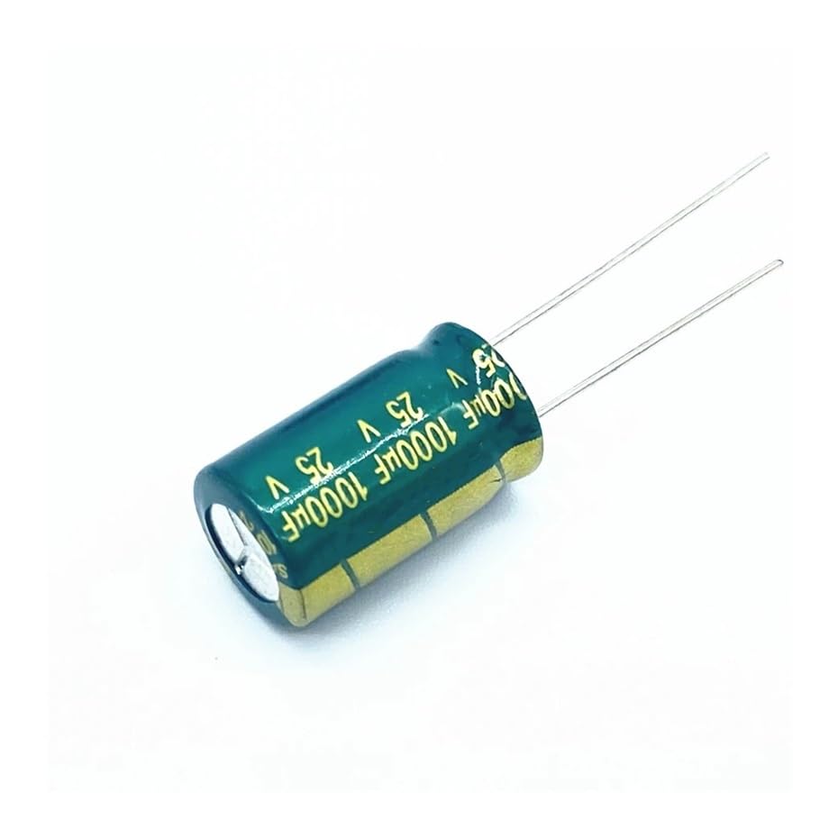 100-500Pcs 25V 1000Uf Lage Esr/Impedantie Hoge Frequentie Aluminium Elektrolytische Condensator 20% 1000UF25V(100pcs)