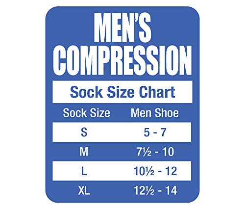 Top Flite Men's Graduated Compression Socks Over The Calf 20-30 mmHg2