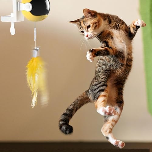 Brinquedos de varinha de gato, brinquedos de penas de gato,Brinquedos elétricos interativos para gat