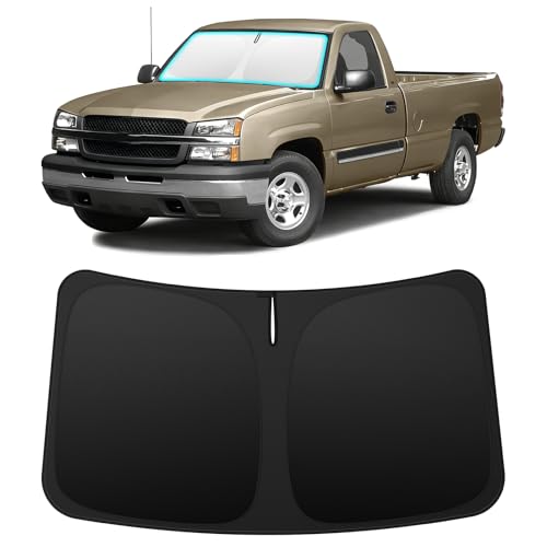 Image of INSAUTO Windshield Sun Shade for Chevrolet Silverado /GMC Sierra 1999-2006