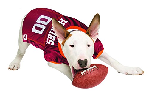 Image of Pets First Collegiate Virginia Tech Dog Mesh Jersey, Small