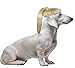 Pet Wig Blonde Ponytail, Small/Medium