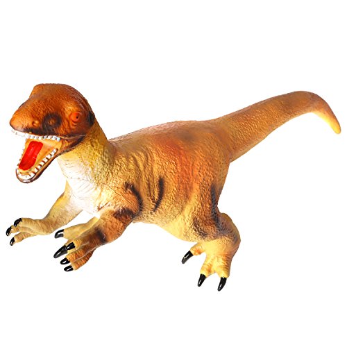rainbow yuango 20" 10" 15" Educational Plastic Dinosaur Model Action Figures Toy Realistic Vinyl Plastic Dinosaur Model for Kids Soft Touch (Tyrannosaurus-1667) - Thumbnail 6