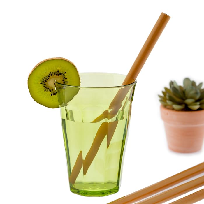 Image secondaire de Lot de 100 pailles en bambou réutilisables - Koala