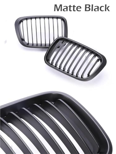 Grille de pare-choc BMW E46 lamelles simples haute résistance - 4