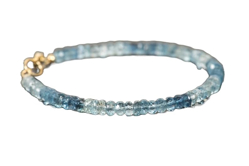 Bracelet aigue-marine véritable pour rompre la monotonie des bijoux