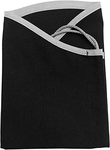 Ham Cover Zwart met Grijze Randen - Hamdoek Jamonprive - Ideaal voor het Bedekken van Serrano of Iberische Ham - 80% Polyester & 20% Katoen - Image 5