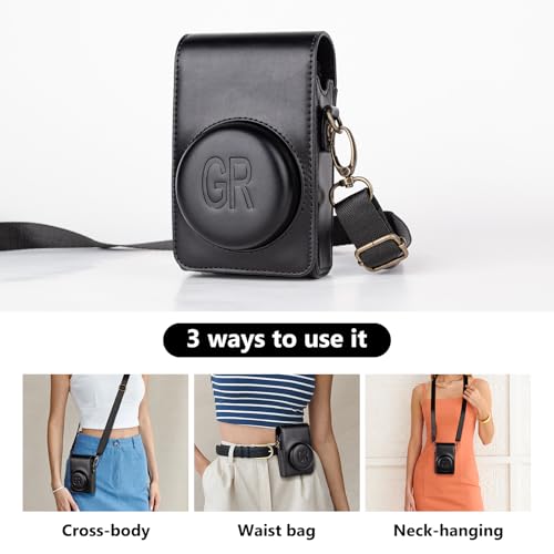 Funda protectora para cámara Ricoh GR serie negro miniatura 7