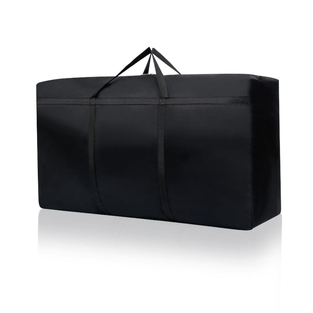 Bolsa de Almacenamiento Oxford 600d Negro Bolsa Transporte Bolsa Mudanza Bolsas de Almacenamiento Impermeable Bolsa de Viaje Bolsas Almacenamiento con Cremallera Bolsas Arbol de Navidad