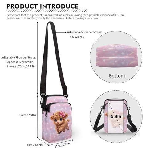 Image of Xpyiqun Small Crossbody Bag Women Phone Purses Sling Shoulder Handbag Cross Body Pouch Wallet Bags