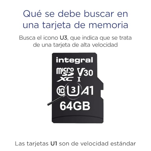 Integral UltimaPro - Memory Card 64 GB microSDHC/100 MB / s/ Class 10 UHS-I U3/ V30 + Adapter - imagen 3