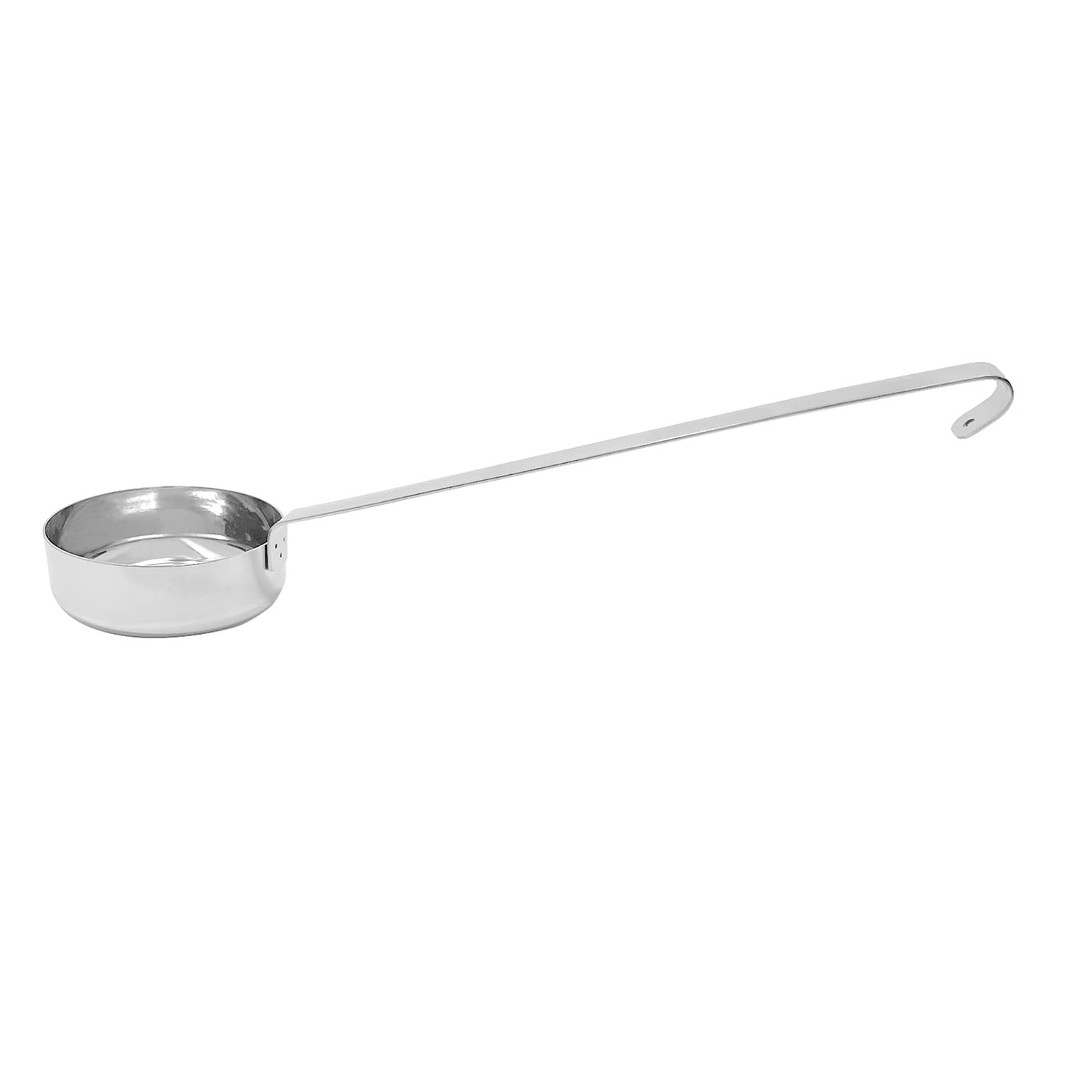 Norpro Cucharón de Sopa de Fondo Plano de Acero Inoxidable, Capacidad de 3 Onzas