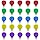 Jslinter 5000K Daylight G40 LED String Light Bulbs Replacement, 1W(11W Equivalent), 60LM, Shatterproof, E12 Screw Base, Vintage Edison Bulbs for Patio Garden
