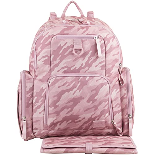 Image of BODHI Baby Portable Diaper Changing Pad Diaper Changer Travel Bag, Changing Mat, Baby Changing Station, Infant Gift, Pink Camo