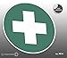 Produktbild Schild Aufkleber aus PVC Ø cm 12,5 Krankenstation Medizinische Erste Hilfe Kassette von Pronto Intervention