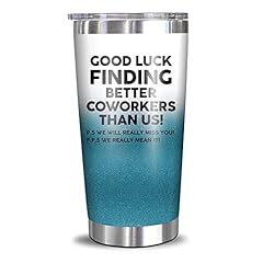 Good luck coworker blue white