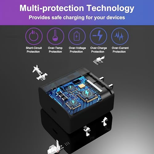 Image of 45W Type C Super-Fast Charging Compatible with Samsung Galaxy S26 /S25 Ultra /S25 /S25+ /S24 Ultra /S24 /S24+ /S23 /S23 Ultra /S23 Plus, Z Fold 7 /6 /5 /Flip 7 /6 /5 /Tab S11 /S10 Lite /S10 Fe | USB C 45 W -Black