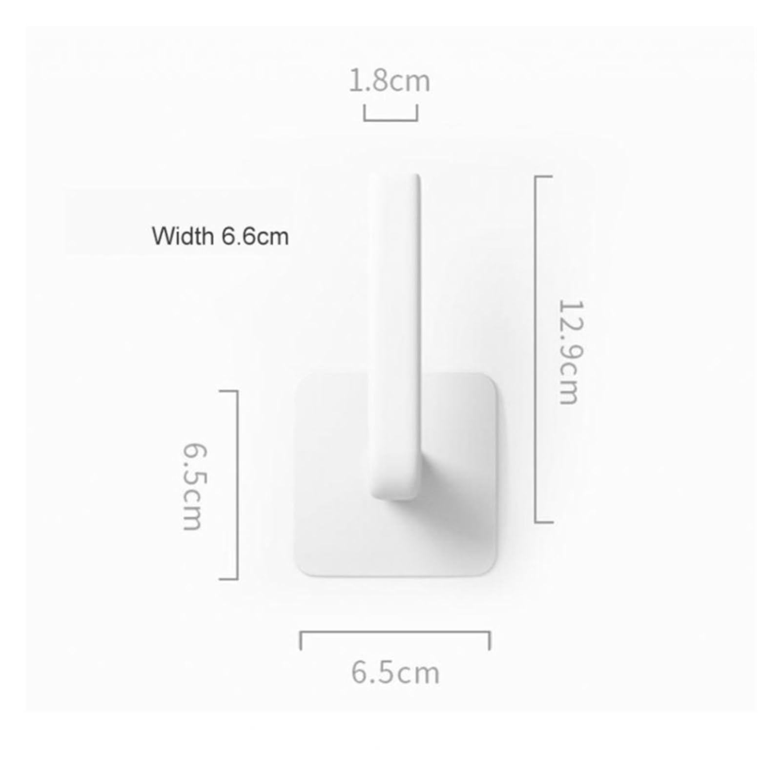 HLTYGWX Gancio da Parete Autoadesivo a Forma di L per Cucina sotto Il mobiletto, portarotolo di Carta, portasciugamani, Bagno, Porta WC, Facile da installare (Nero)