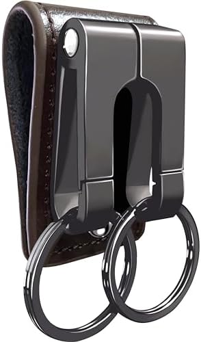 GABOX Belt Keychain Clip - Key Rings Holder - Belt Loop Key Clips