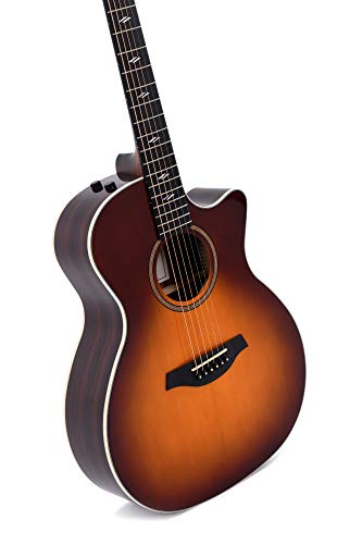 Sigma GTCE-2-SB – Guitare électro-acoustique – Sunburst - Les Beatles, Paul McCartney, John Lennon, RIngo Starr, George Harrison Sigma GTCE-2-SB - Guitare électro-acoustique - Sunburst – Image 3