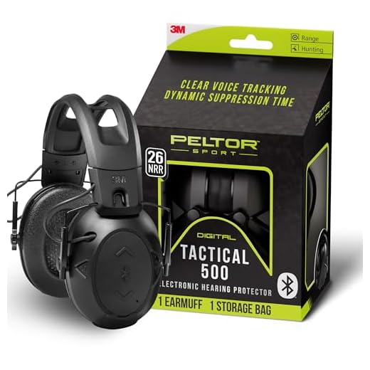 What Makes PELTOR Hearing Protection Effective for Job Site Environments? 3 Peltor Sport Tactical 500 Smart Electronic Hearing Protector, Bluetooth Wireless Ear Muffs, NRR 26 dB, Bluetooth Headphones With Recessed Microphone, Ideal For Range, Shooting & Hunting (TAC500-OTH)