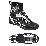 Material sintético Force Botas de invierno cálidas Ice MTB., color Negro, talla 40 EU