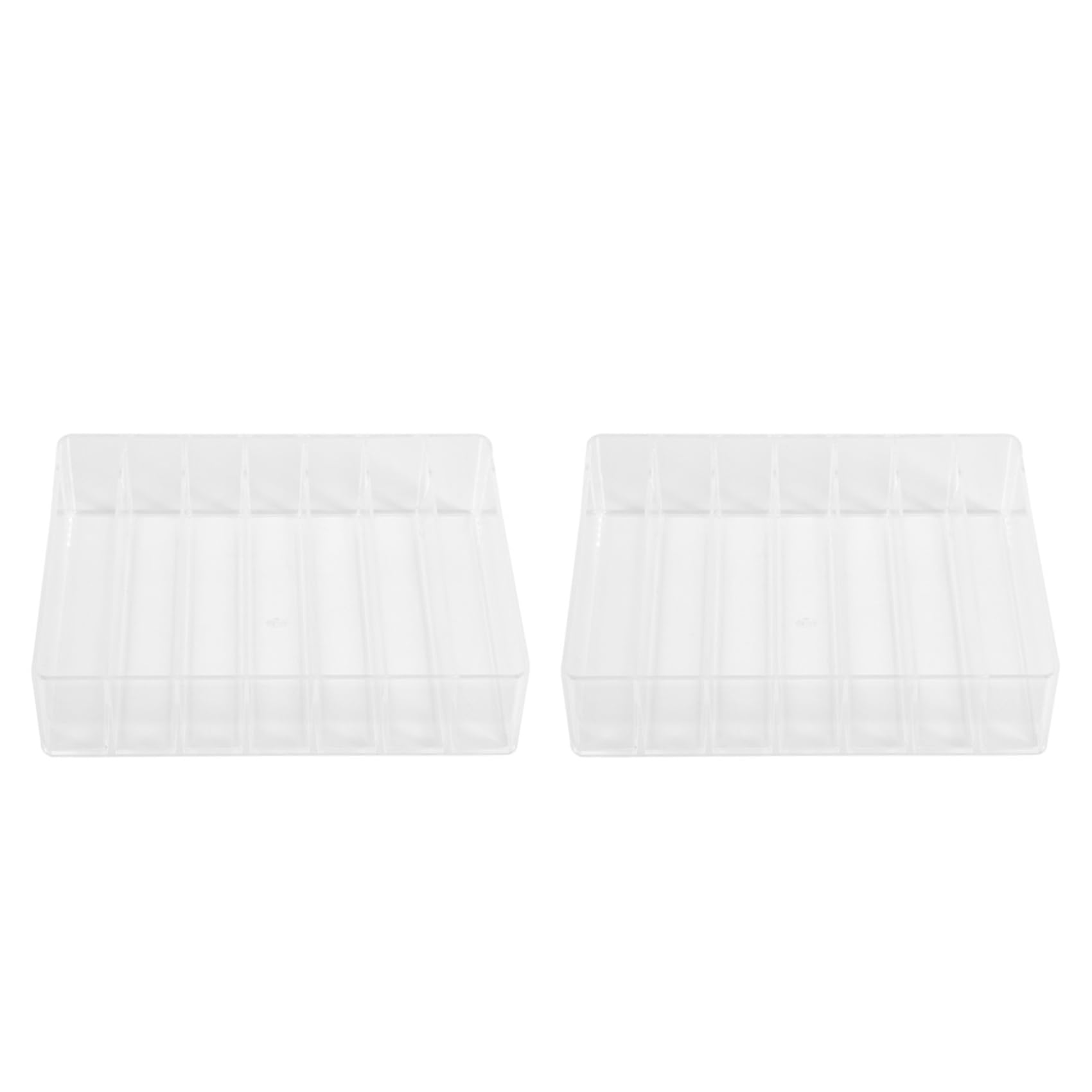 Onchdbfhuu 3X Eyeshadow Palette Organizer- 7 Section Divided Makeup Acrylic Palette Organizer Holder for Vanity Cosmetics Makeup