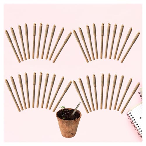 Image of Bombay Greens - 40 Plantable Seed Pens - Bio degradable Eco-Friendly Stationery for Corporate Gifting | Sustainable Gifts with Seeds - Pack of 40