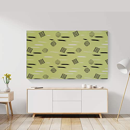Image of Glassiano Marigold Dustproof Printed 58 inch LED TV Cover Screen Protector Compatible for All Models, Print 44