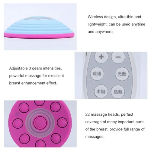 Wireless Electric Breast Massager Breast Enhancement Breast Massager Breast Lump Dredging Chest Enlargement Anti Sagging Breast Massage Machine4