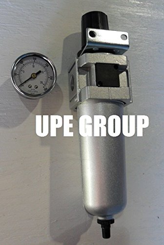 1/2" Heavy Duty Pressure Regulator/Particulate Filter Water Trap w/Auto Drain