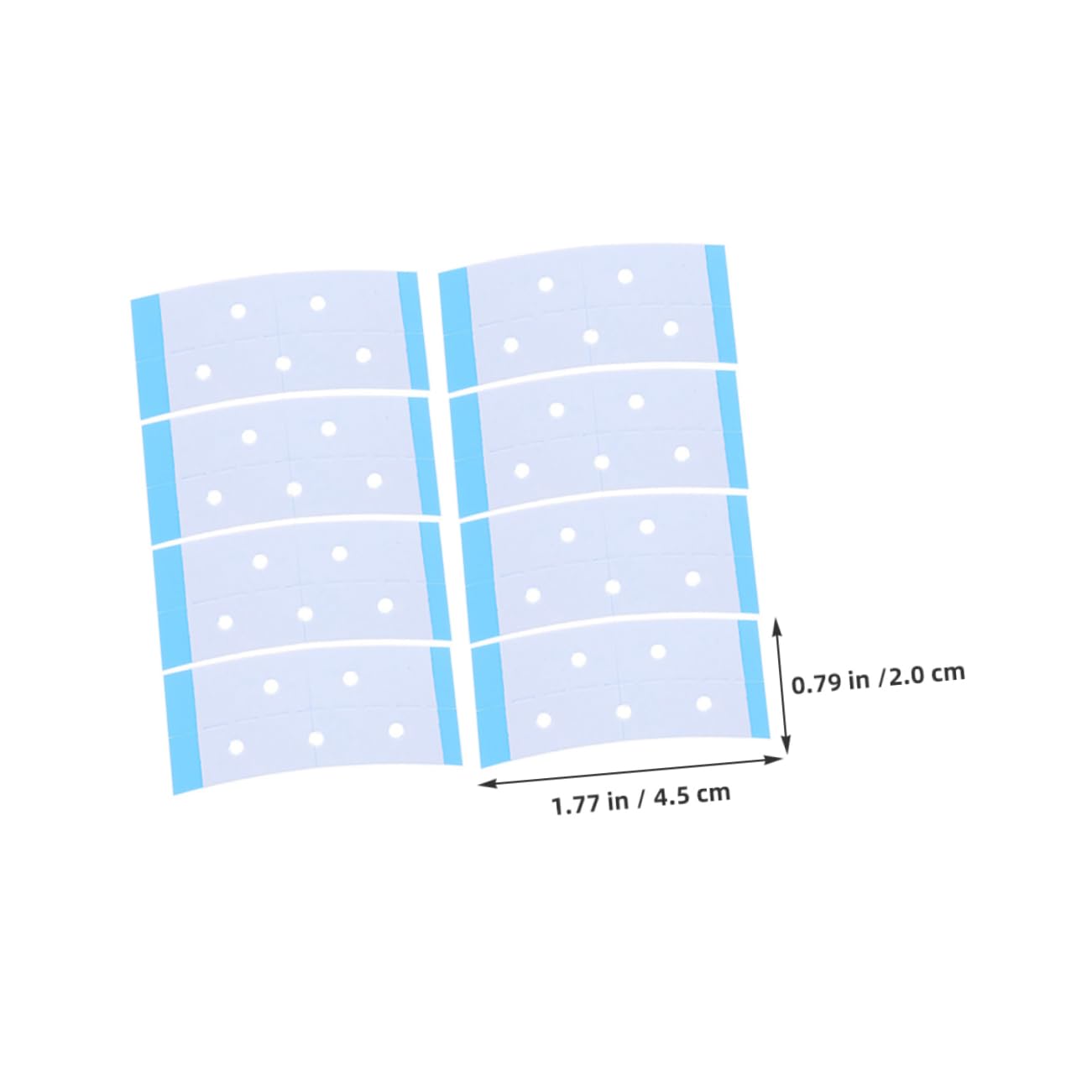 Gogogmee 40pcs Double Sided Lace Front Wig Tape Sweat Resistant Adhesive Strips for Hair Extensions Breathable Prevent Wig Slippage and Enhance Longevity