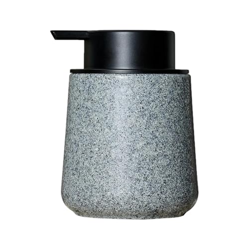 AFXGUSD 250ml ソープディスペンサー、エレガントなバスルーム液体容器、シャワージェルディスペンサー、ランドリールーム、寝室用の空ボトル、, ダークグレー