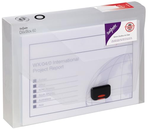 Boite dossier polypropylène Snopake DocBox pour protéger vos documents précieux A4