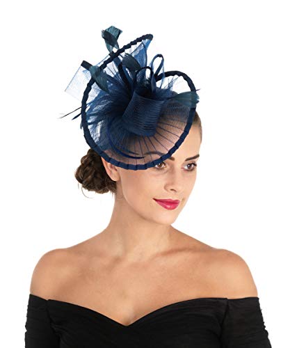 Lucky Leaf - Tocado y horquilla para el pelo, con plumas y...