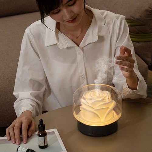 Difusor Aromático Eléctrico Flower 400ml Silencioso ABS miniatura 2