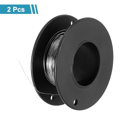 QUARKZMAN 2 Stück 29 Gauge Nichrome Heizdraht 0.3mm x 15m Cr20Ni80 Schneidedraht Widerstandsdraht Hochtemperatur für Reparatur von Elektronischen Komponenten Chemie Technik Heizelemente