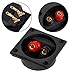 Davitu Electrical Equipments Supplies - OOTDTY Square Shape Double Binding Post Type Speaker Box Terminal Cup Black and Red