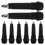 Loigohon トレッキングポール用滑り止めチップ タングステン鋼先端 8個セット ハイキング スキー 対応 交換用ウォーキングポール部品 安定性向上