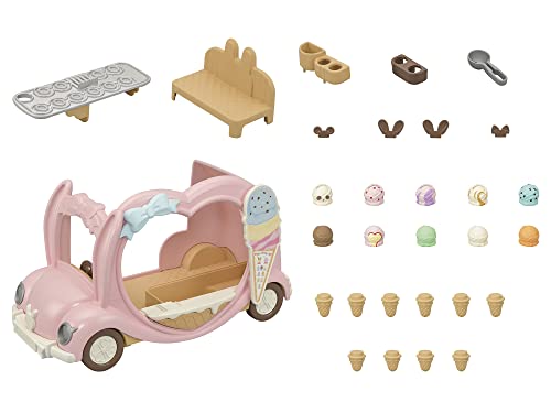 Calico Critters Ice Cream Van, Toy Vehicle For Dolls #TOP2